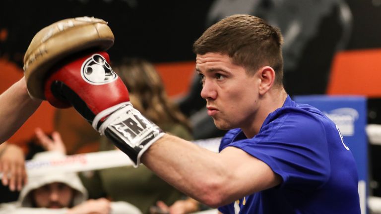 Campbell is currently training for a August 31 showdown with Lomachenko