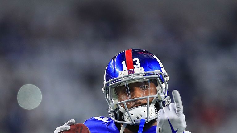 Odell Beckham Jr will no longer be wearing in the blue of the Giants having been traded to Cleveland