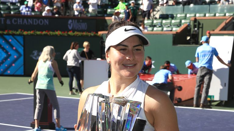 Bianca Andreescu no defenderá su título de Indian Wells