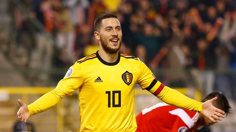 Eden Hazard was in great shape in Brussels on Thursday night