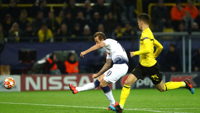 Kane became Spurs' all-time top scorer in Europe with 24 goals