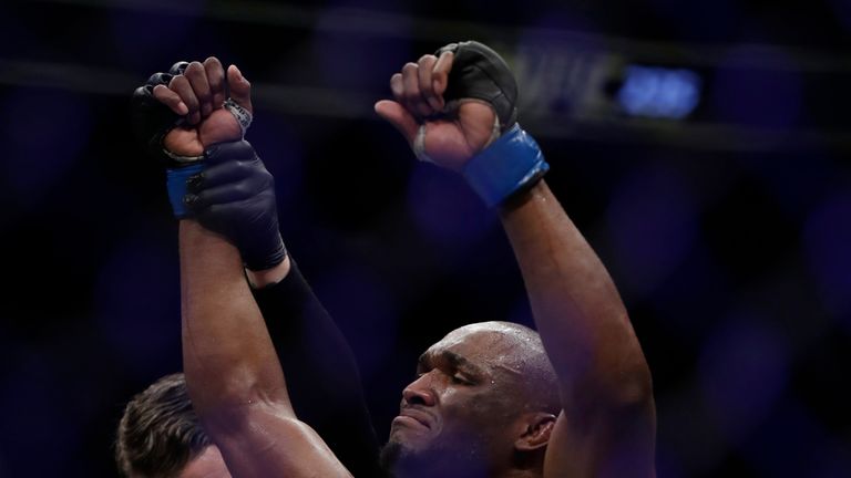 Kamaru Usman comfortably defeated Tyrone Woodley