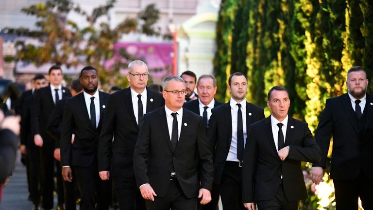 The staff and players of Leicester City are in Thailand to pay their last respects to Vichai Srivaddhanaprabha, president of the deceased club.