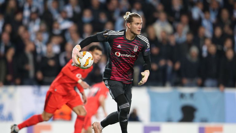 Karius conceded eight goals in his last four league games for Besiktas