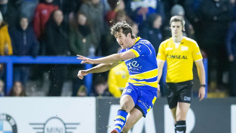 Stefan Ratchford landed three goals for Warrington in the win over Wakefield