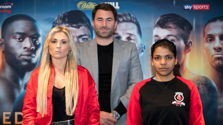 Courtenay faces Cristina Busuioc at the Copper Box Arena