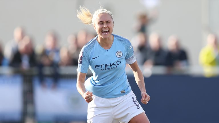 Steph Houghton has enjoyed another fine season in the Manchester City defence