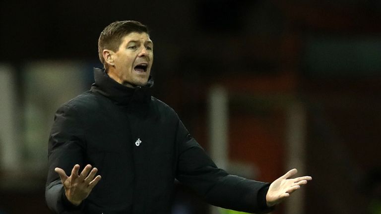 Steven Gerrard's side trail Celtic by 10 points