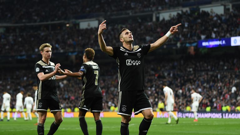 Dusan Tadic's added Ajax's third in emphatic fashion