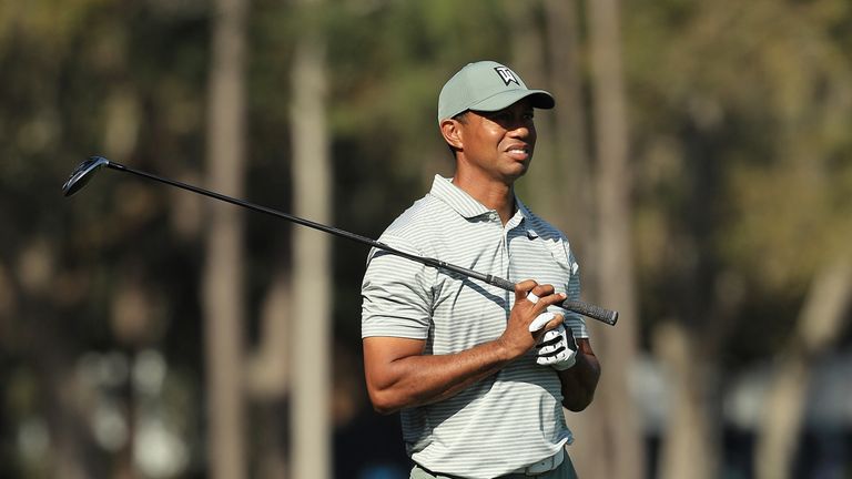 Tiger Woods made only one par over an erratic back nine