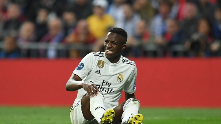 Vinicius Jr is facing a lengthy spell on the sidelines