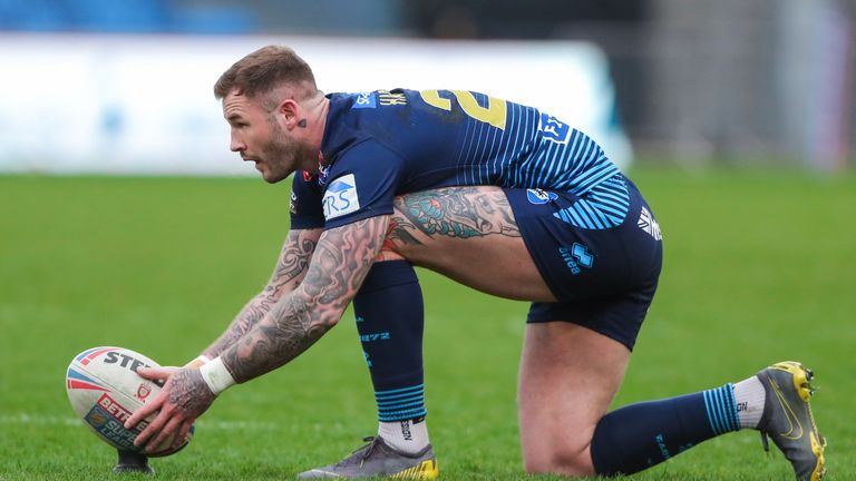 Wigan's Zak Hardaker kicked five goals in the victory 