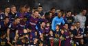 Messi strike seals Barca title win