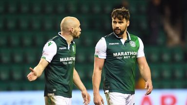 Image of David Gray (left) and Darren McGregor have committed their futures to Hibernian