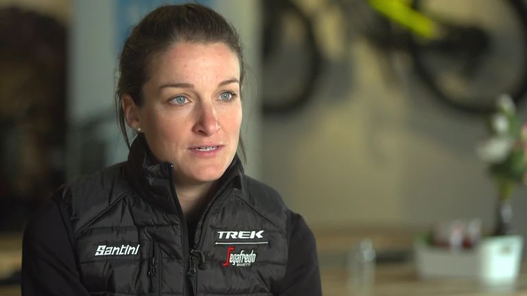 Britain's Lizzie Deignan is preparing to return to cycling just seven months after giving birth to her daughter.