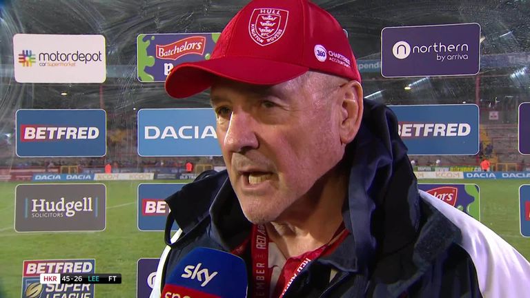 Hull KR coach Tim Sheens lost three of his players through injury, but highlighting his team's defence.