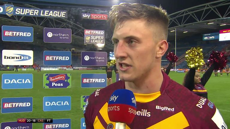 Alex Mellor said Huddersfield's win over Castleford was justice for their hard work over the last couple of weeks