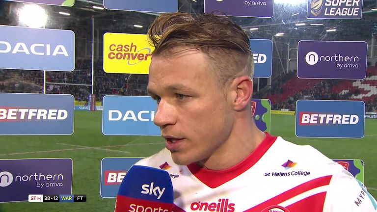 Jonny Lomax said St Helens wanted to 'put a marker down' against Warrington to make up for their first loss of the season against Catalans last week