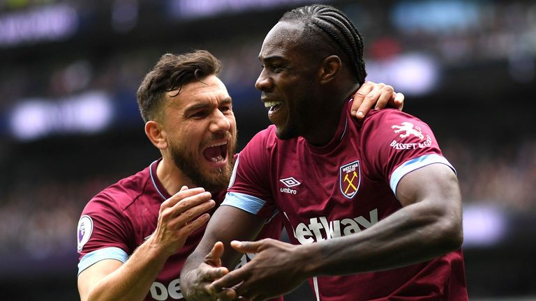 Highlights from West Ham's 1-0 win at Tottenham in the Premier League.