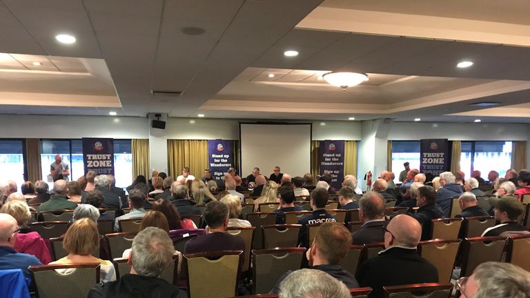 The Bolton Supporters Trust met at the University of Bolton Stadium on Monday