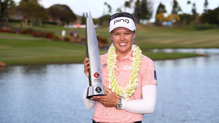 Brooke Henderson retains her title at the Lotte Championship