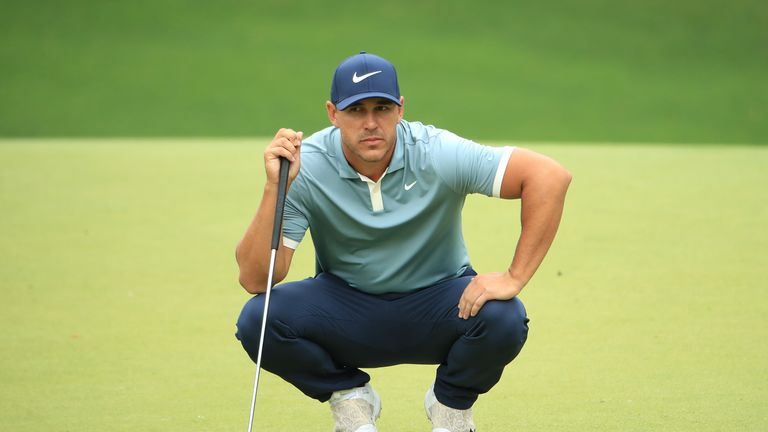  Brooks Koepka shared second place with Dustin Johnson and Xander Schauffele