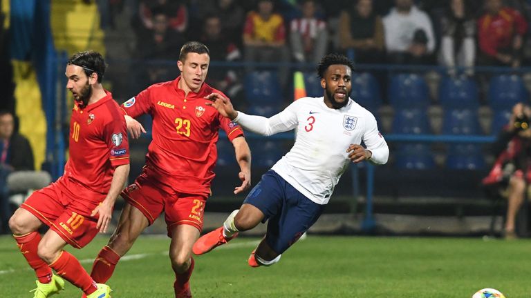 Danny Rose was the victim of racist violence during England's Montenegrin victory