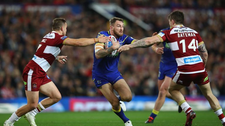 Clark in action against Wigan Warriors during the Super League Grand Final last October