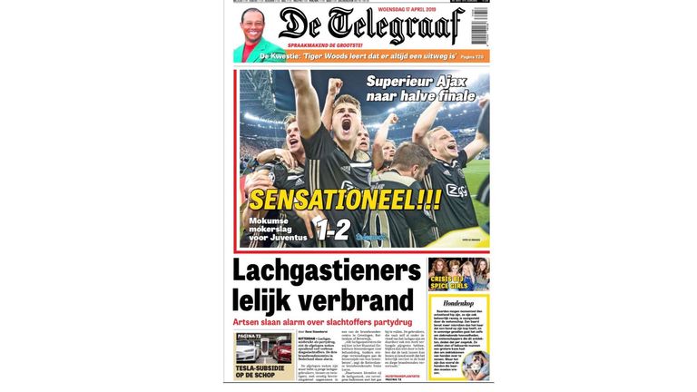 Sensational!!! - De Telegraaf react to Ajax's victory