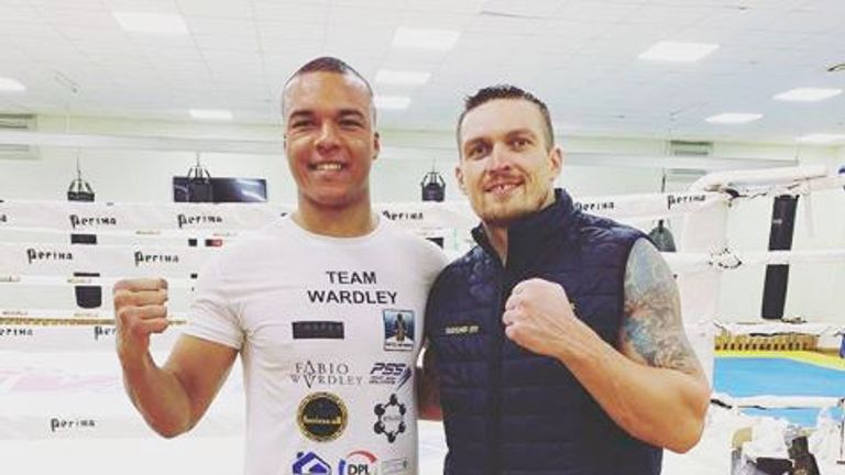 Fabio Wardley was asked to return as a sparring partner for Usyk