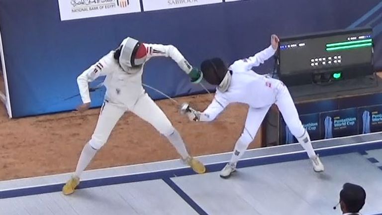 Highlights of Francesca Summers as she shines at the Modern Pentathlon World Cup in Cairo