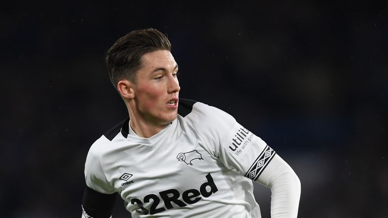 Harry Wilson helped steer Derby to victory