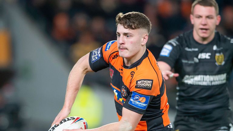 Castleford's Jake Trueman acknowledges the pressure placed on his shoulders