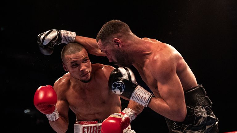 Chris Eubank Jr knocked down James DeGale twice in his career-best win