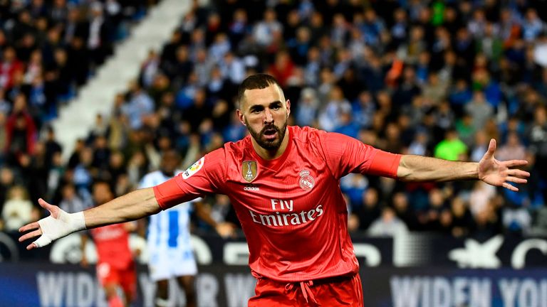 Karim Benzema scored in Real's 1-1 draw with Leganes