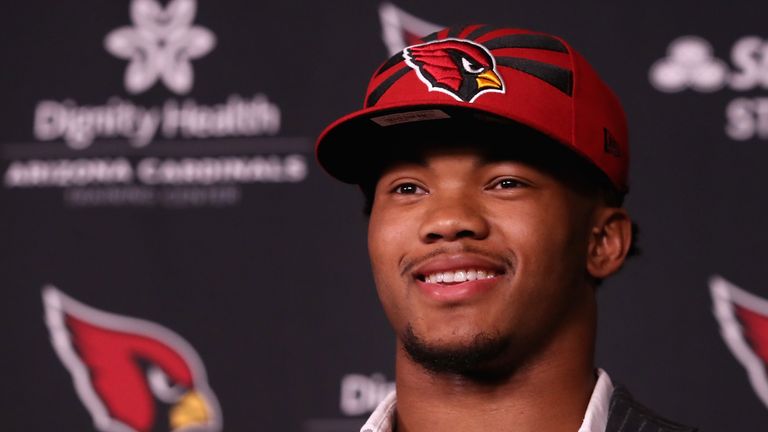 The Arizona Cardinals selected quarterback Kyler Murray with the first overall pick in the NFL Draft