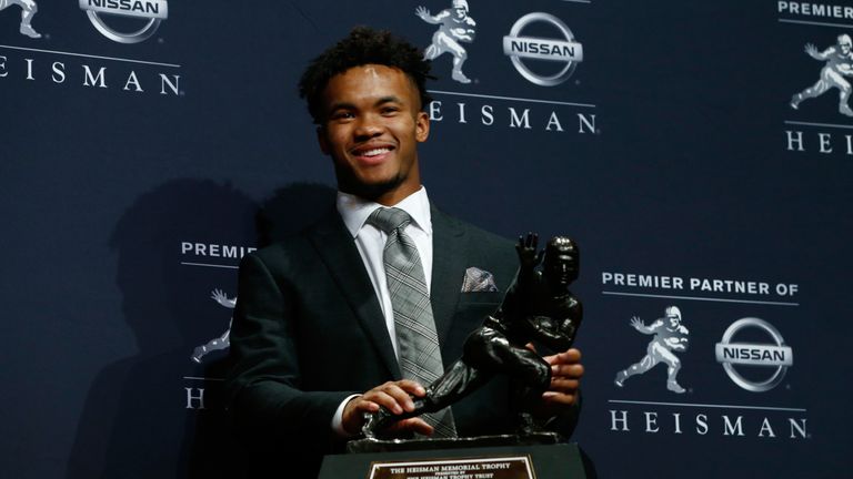 Murray won the Heisman Trophy as college football's best player in his only year as a starter