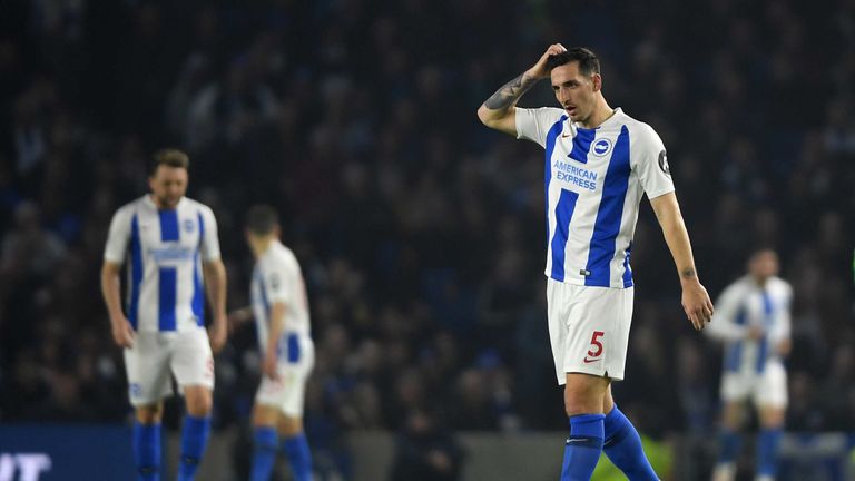 Lewis Dunk has been looked at by Leicester