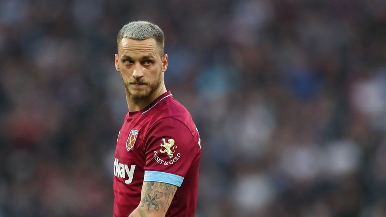 Marko Arnautovic left West Ham for China on Monday