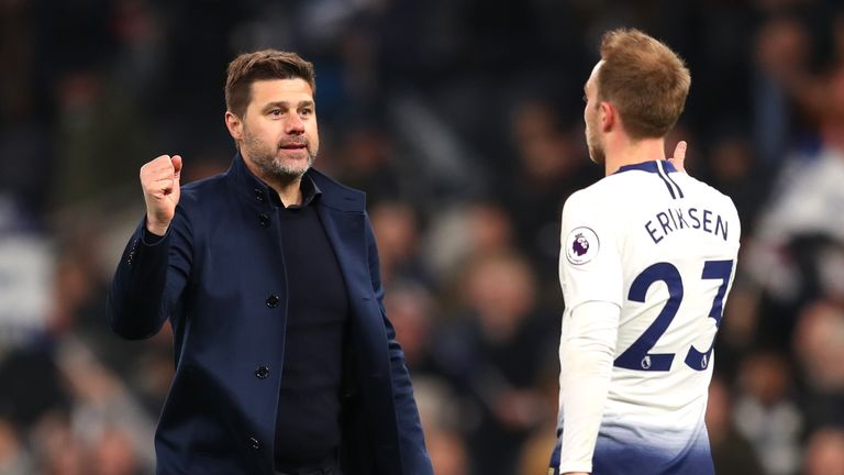 Eriksen signed for Tottenham from Ajax in 2013