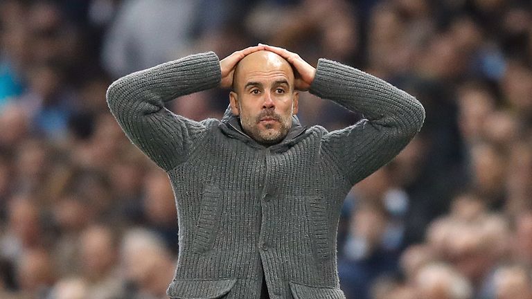 Pep Guardiola expresses despair after VAR rules out Sterling's strike