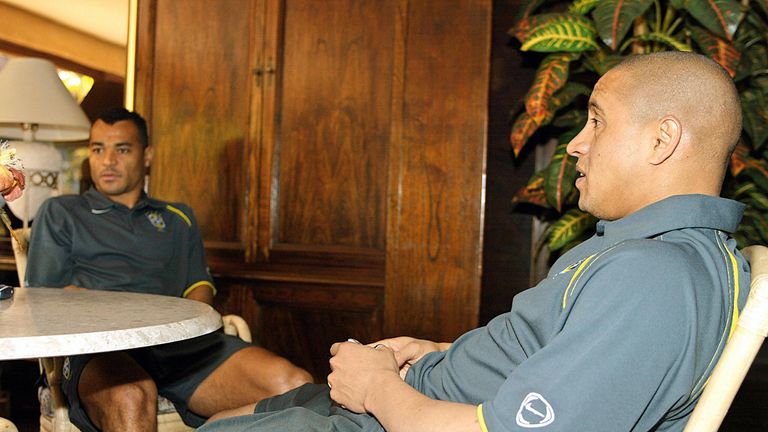 Brazil legends Roberto Carlos and Cafu were known for their attacks in-behind; Neville says they changed the way football looked at full-backs
