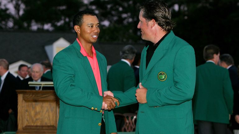 Tiger Woods has now earned more than Phil Mickelson at the Masters