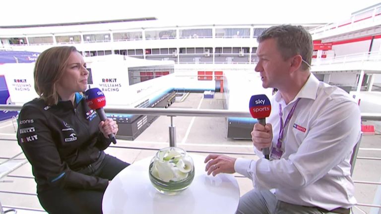 Clare Williams sits down with Craig Slater to discuss the 2019 season, compensation from the Azerbaijan GP and former Williams driver Valtteri Bottas.