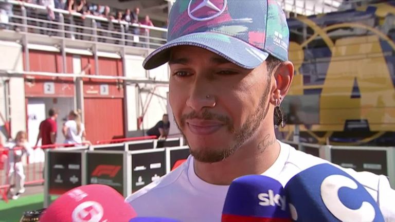 Lewis Hamilton reveals who inspired him to victory at the Spanish GP