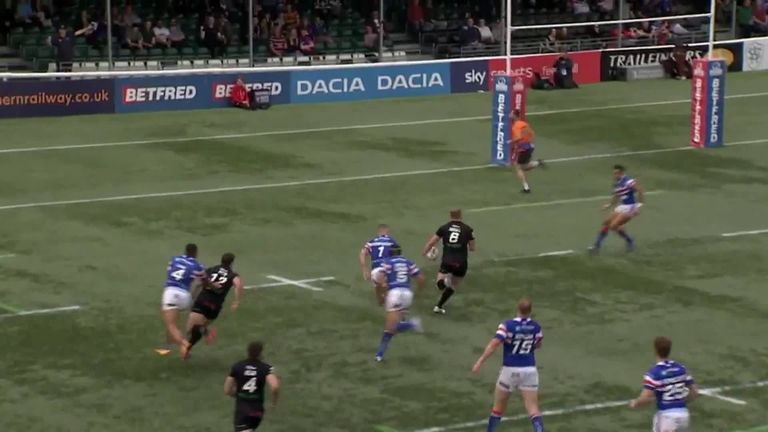 Watch the highlights as London Broncos overcame Wakefield for their fourth win of the season