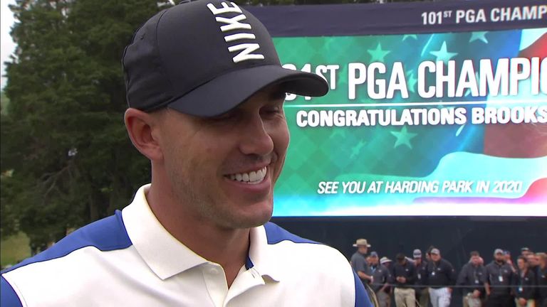 Brooks Koepka said it 'wasn't his day' during the final round of the PGA Championship but he ground it out