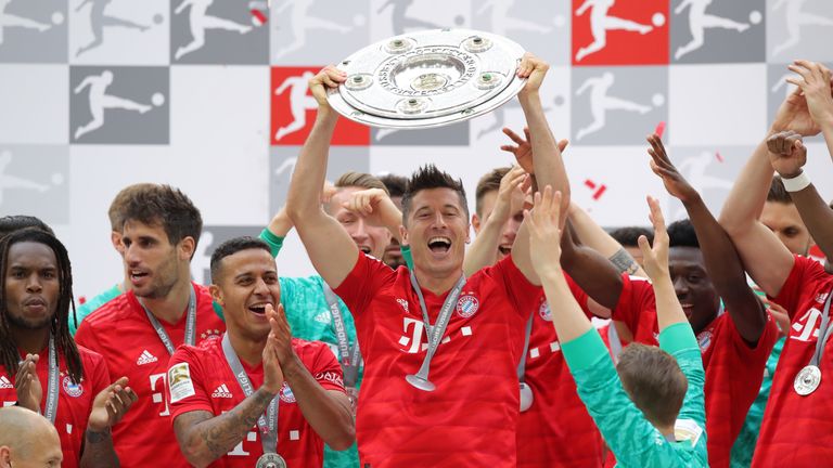Robert Lewandowski - sieben deutsche Meisterschaften