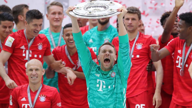 Manuel Neuer - sieben deutsche Meisterschaften