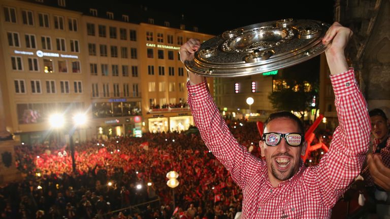 Franck Ribery kann am Samstag zum alleinigen Rekordhalter werden.